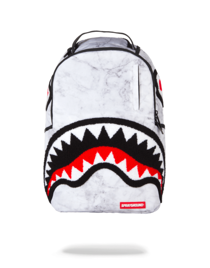 WHITE MARBLE BACKPACK