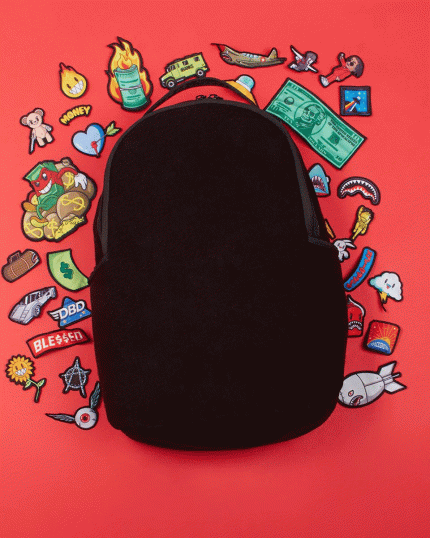 THE 32 REMOVABLE PATCHES VELCRO BACKPACK