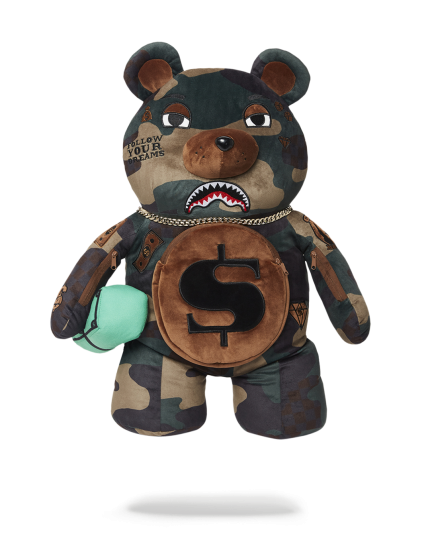 CAMOCHECK MONEYBEAR TEDDYBEAR BACKPACK