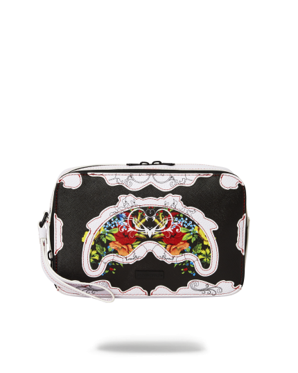 THE FLORAL CUT TOILETRY BAG