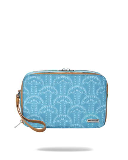 ILLUCHAINS TURQ TOILETRY BAG