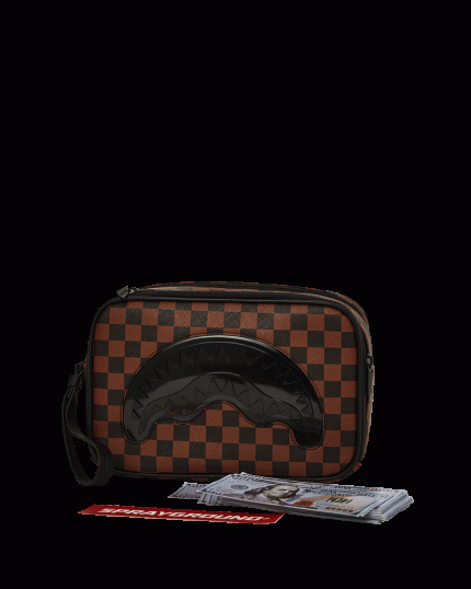 SHARKS IN PARIS CLEAR FOR TAKEOFF TOILETRY BAG
