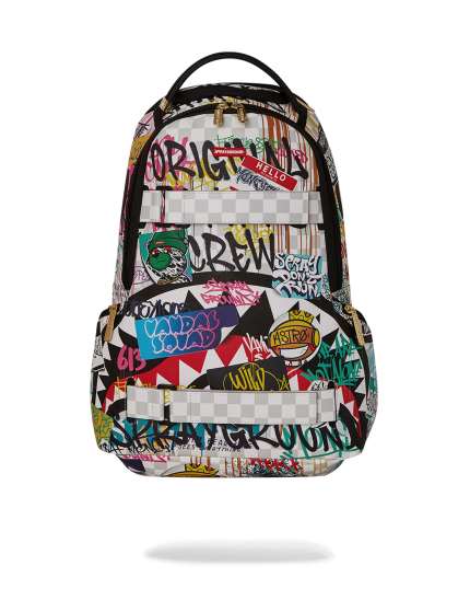CREATE ANOTHER DAY SKATEBOARD-STRAP BACKPACK