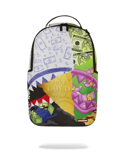 MEAN MONEY COLLAGE BACKPACK