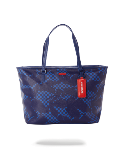 SHARK CHECK (BLUE) TOTE